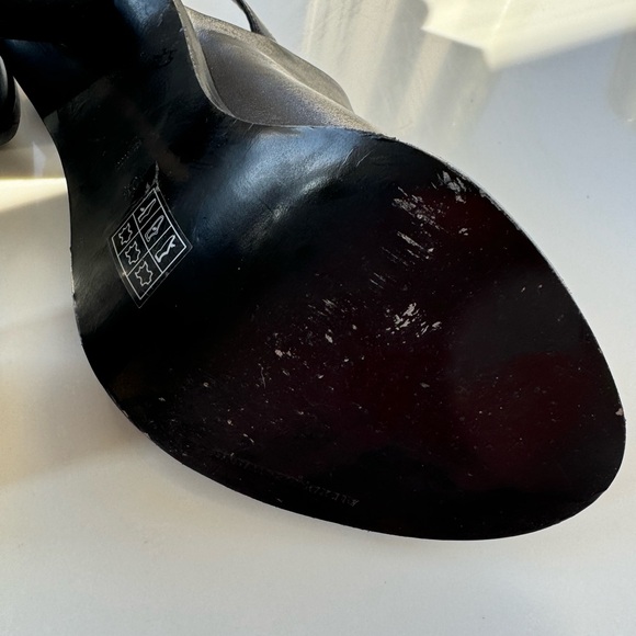 Alexander Wang 🕶 Women’s Slingback Peep Toe High Heel Sandals size 40.5 (US 10) - Picture 7 of 8